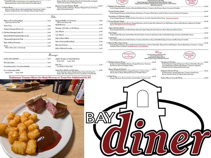 Bay Diner Menu