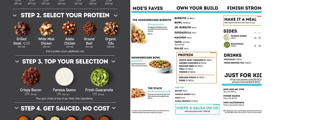 Moe's Southwest Grill Menu