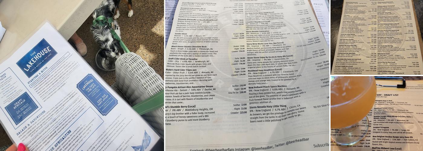 Beerhead Bar & Eatery Menu