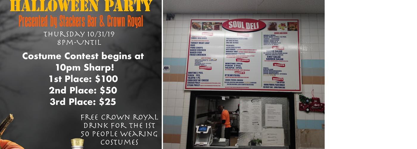 Stackers Bar & Grille Menu