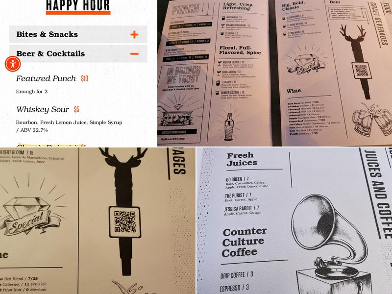 Punch Bowl Social Menu