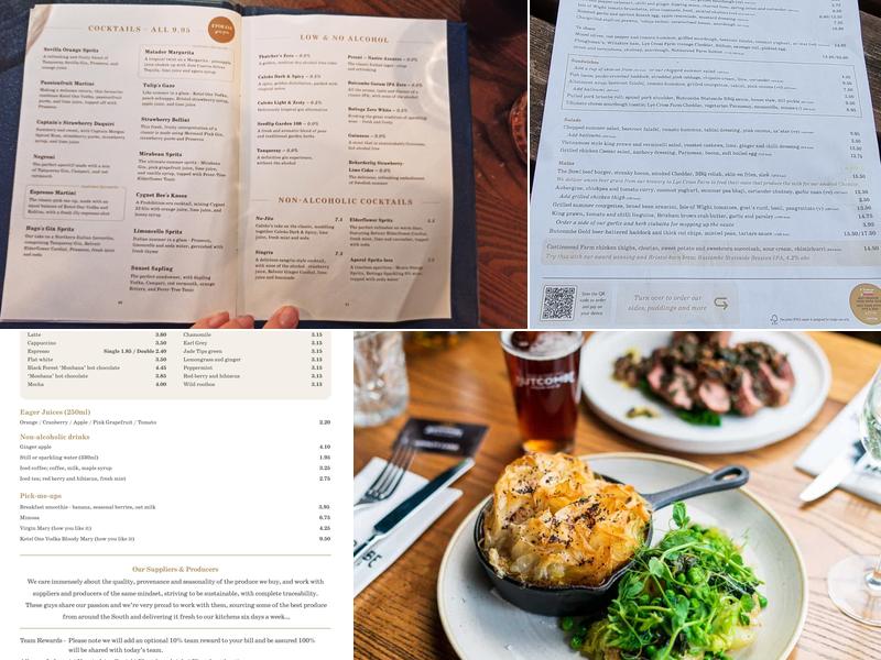 The Bowl Inn, Almondsbury Menu