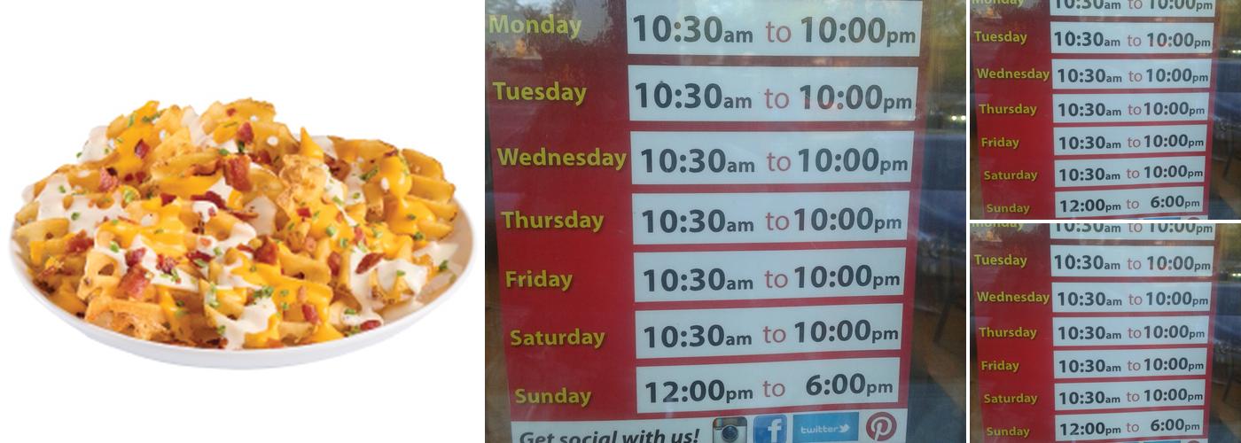 Mr. Hero Menu