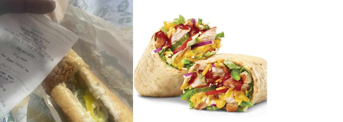 Subway Menu