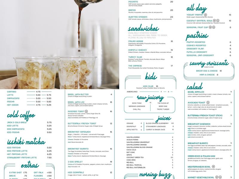 Buongiorno on the Harbor Menu