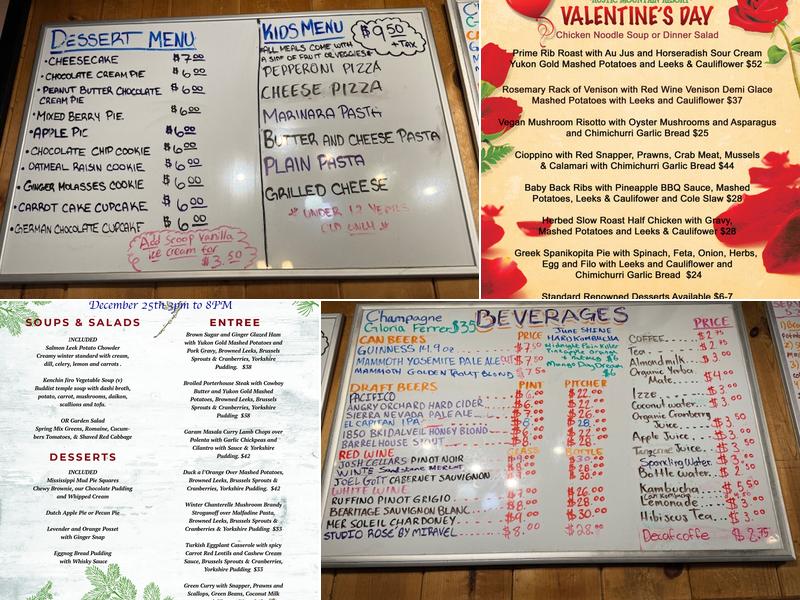June Bug Café Menu
