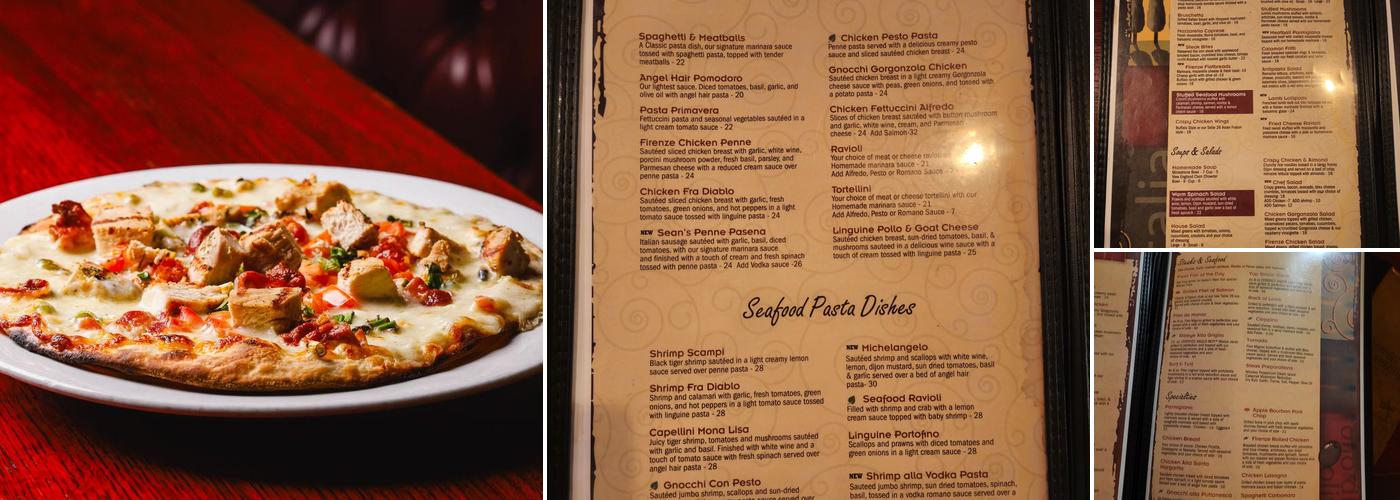 Firenze Menu