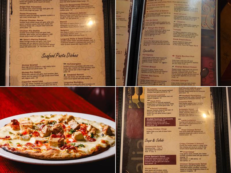 Firenze Menu
