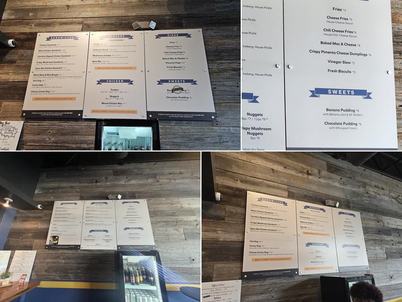 Preston's: A Burger Joint Menu