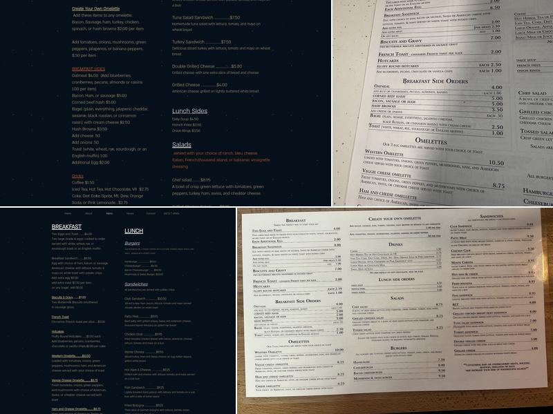 German Village Coffee Shop Menu