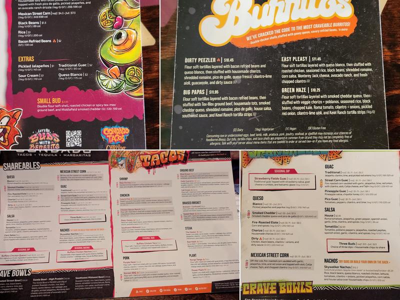 Condado Tacos Menu