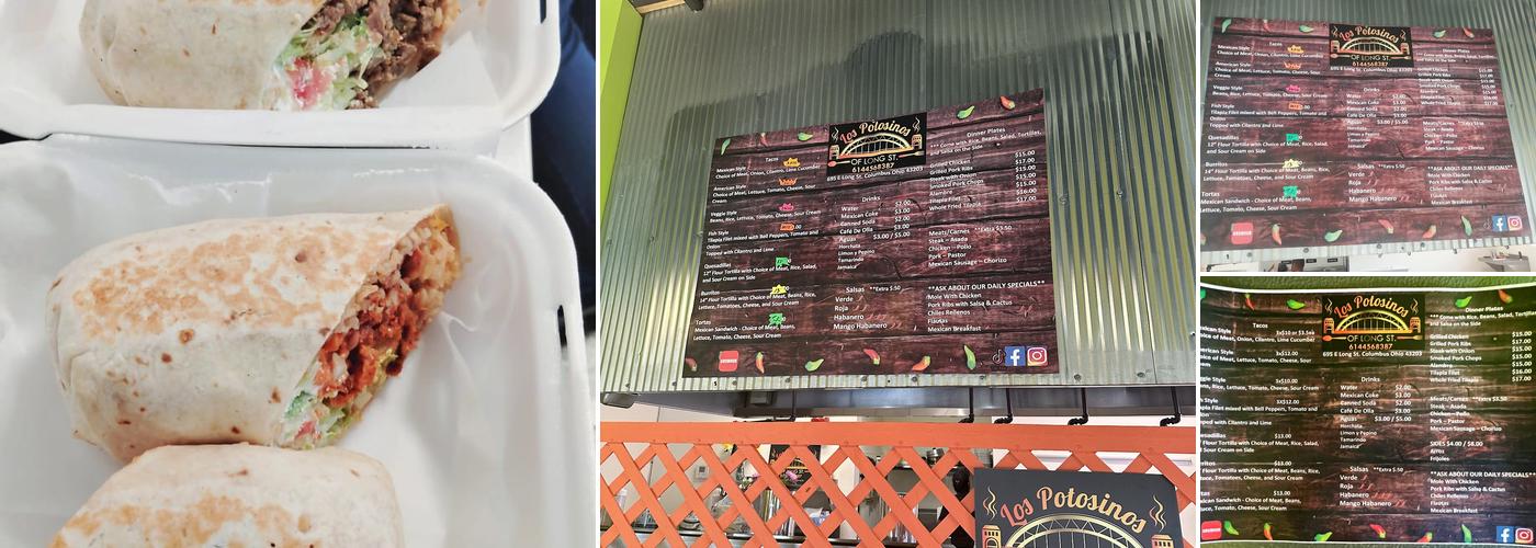 Los Potosinos Menu
