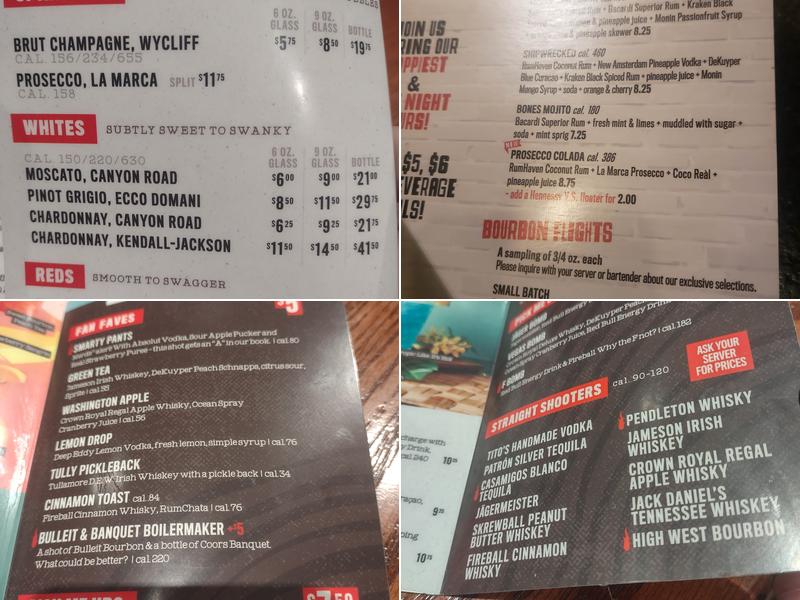 Smokey Bones Chesapeake Menu
