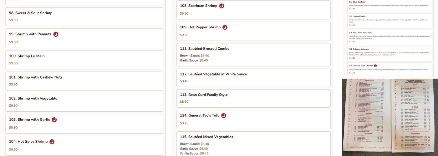 Wok Wok Kitchen Menu