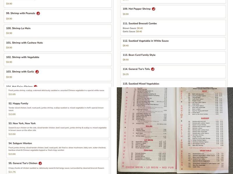 Wok Wok Kitchen Menu