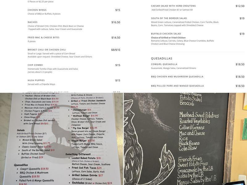 Smokin' Wolf BBQ & More Menu