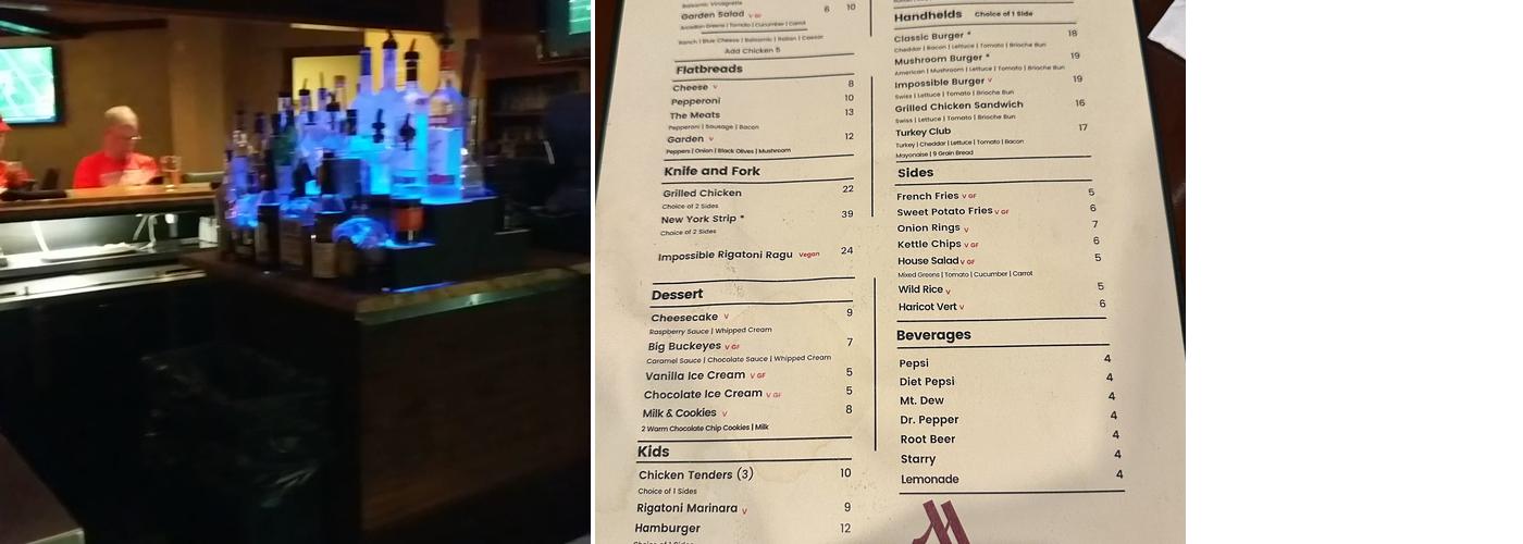 RiverCity Grille Menu