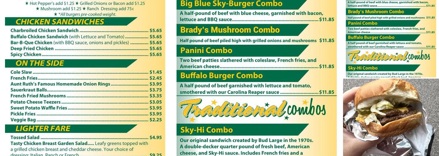 Skyway Menu