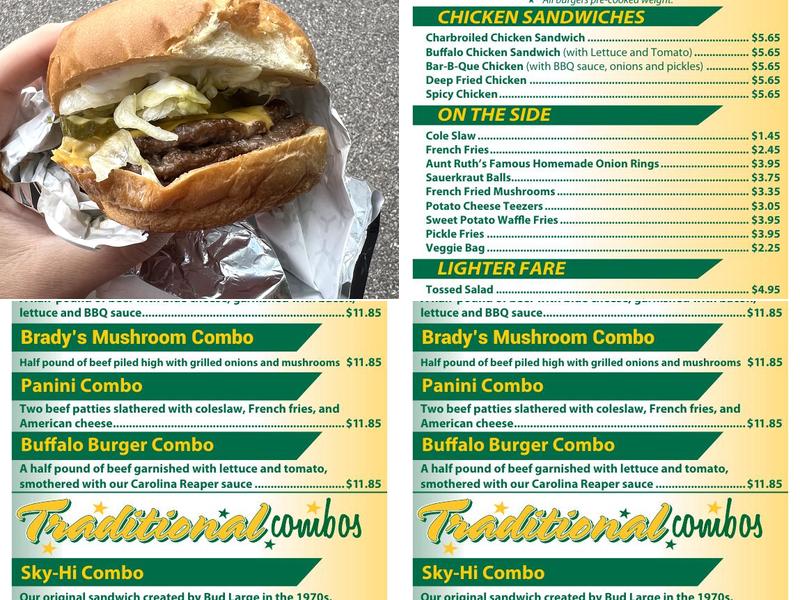 Skyway Menu