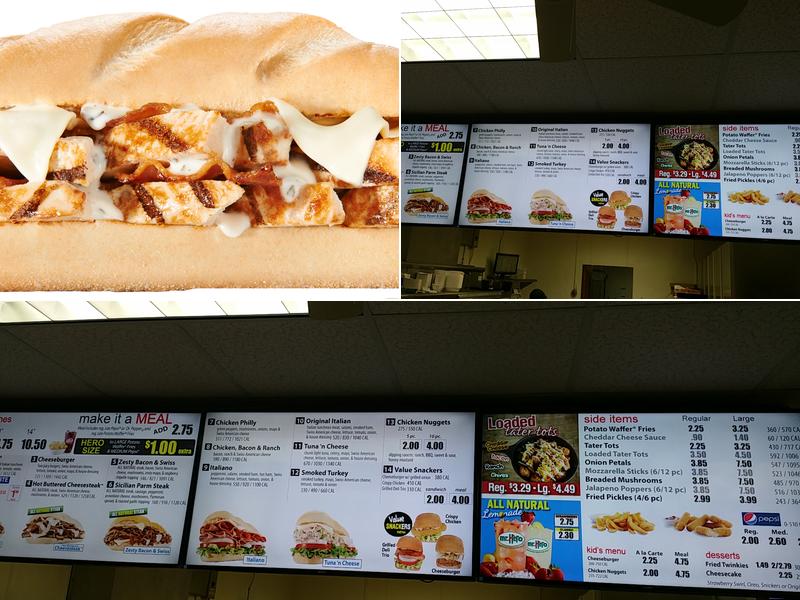 Mr. Hero Menu