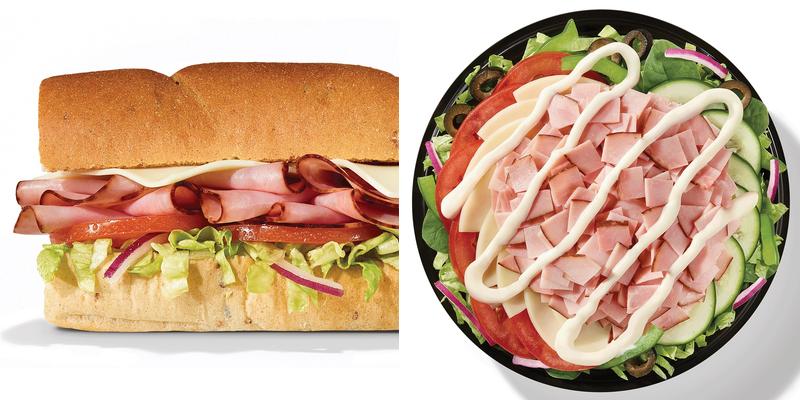 Subway Menu