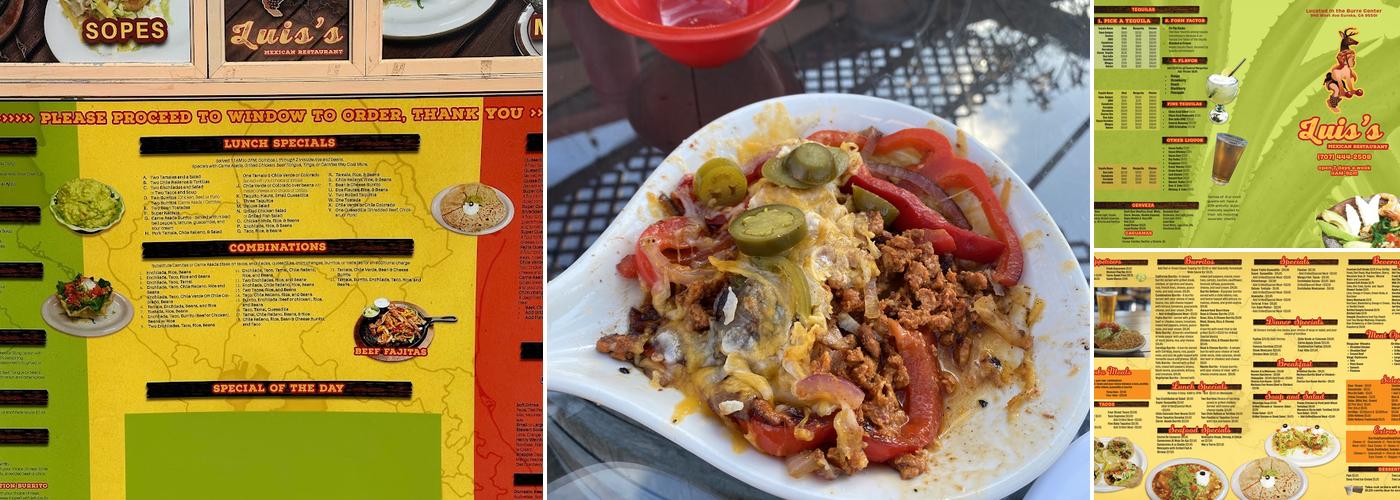 Luis's Menu