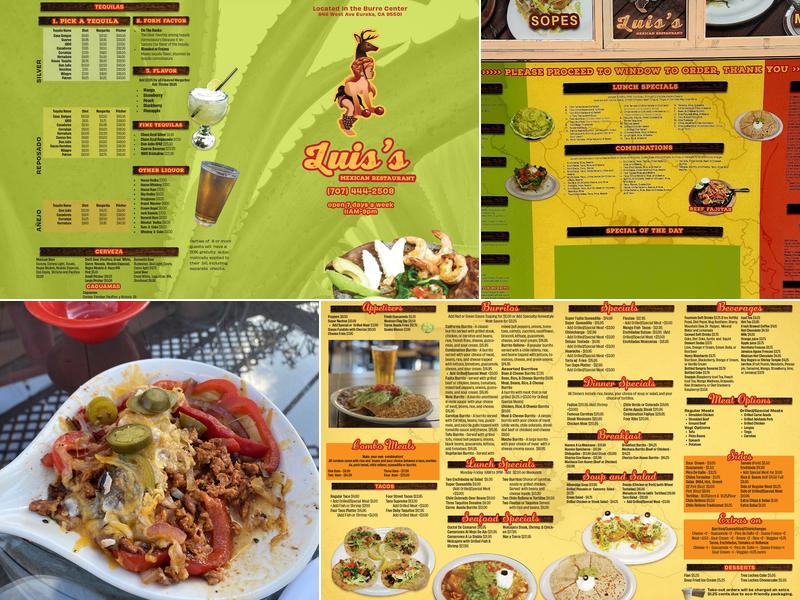 Luis's Menu