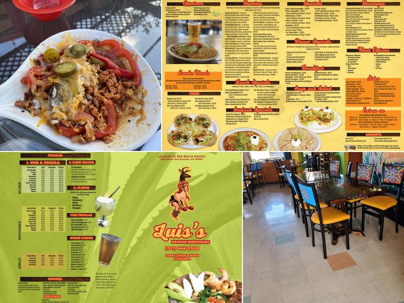 Luis's Menu