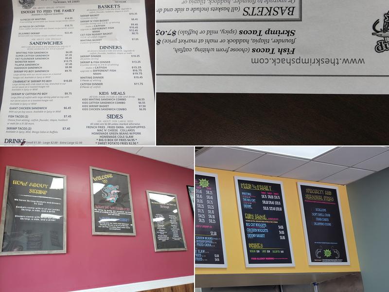 Skrimp Shack Menu