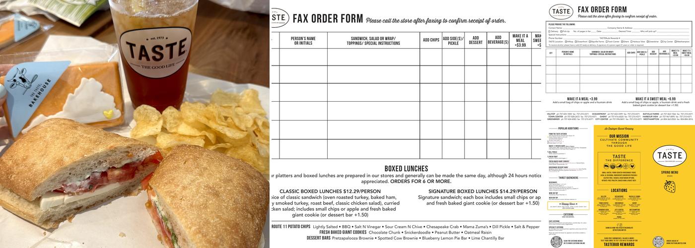 Taste Menu