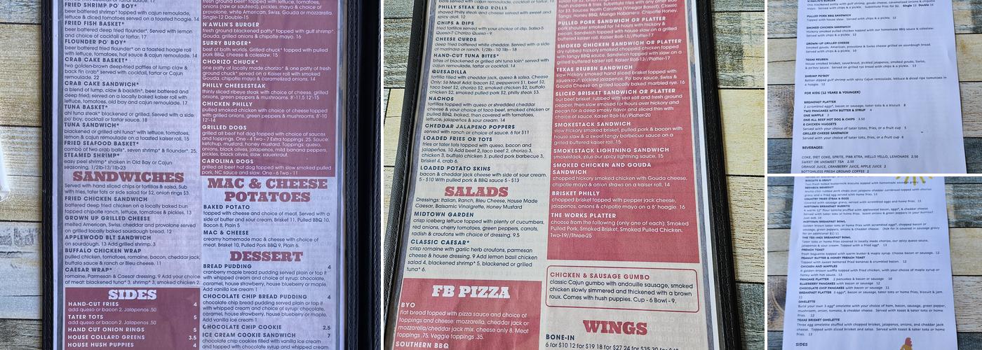 Midtown Eats Menu