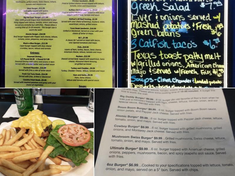 Cap'n Ron's Menu