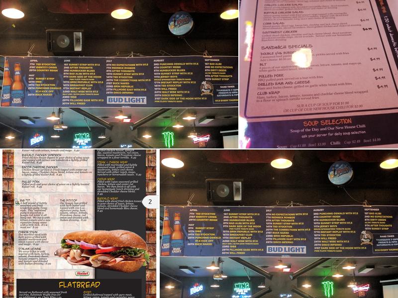 Wing Warehouse Menu