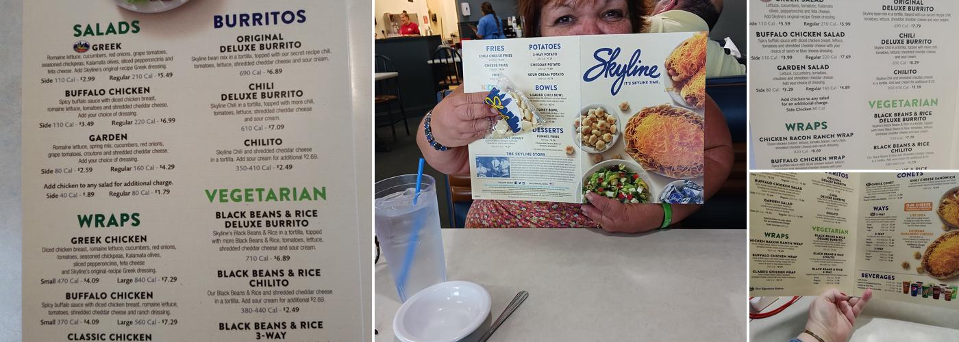 Skyline Chili Menu