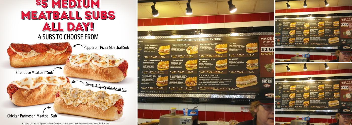Firehouse Subs Rio Pinar Menu