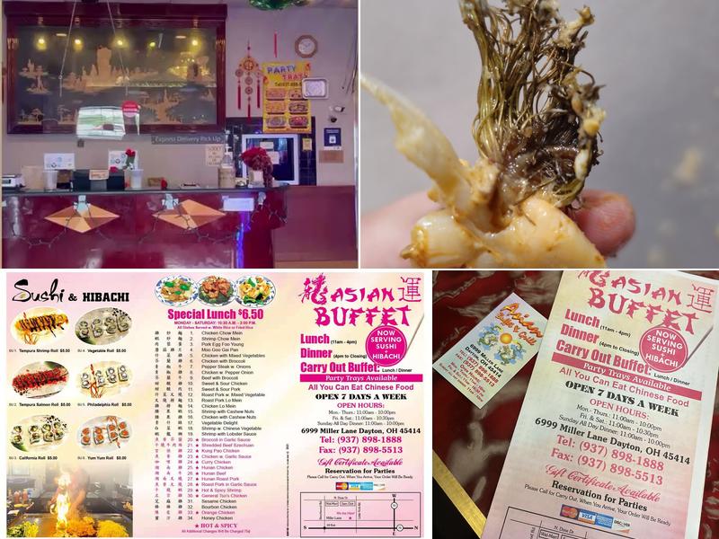 Asian Buffet Menu