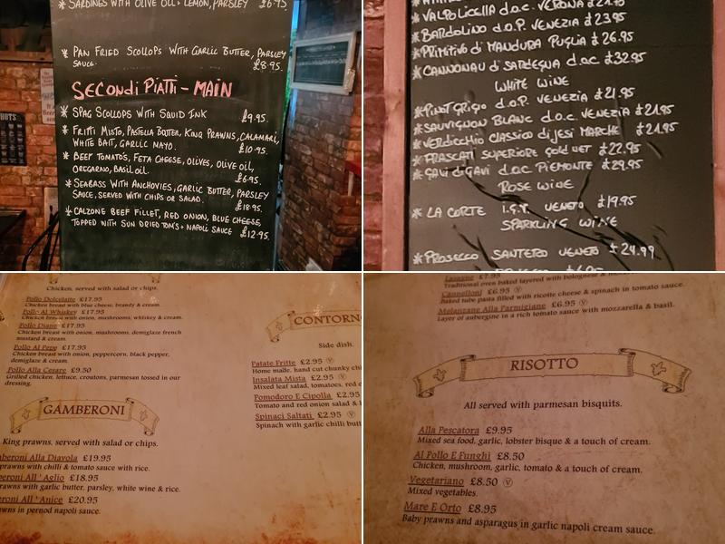 La Mensa Menu