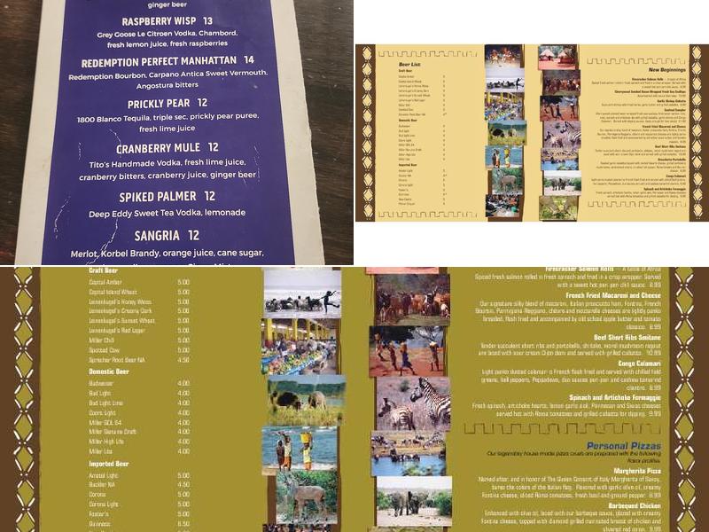 Great Karoo Marketplace Buffet Menu