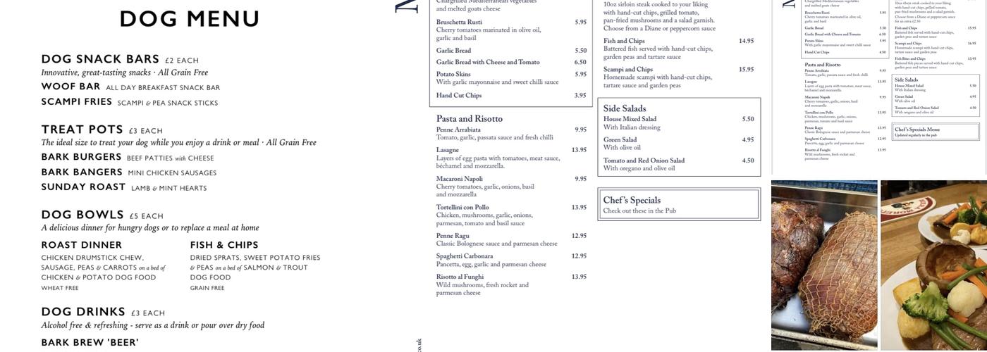 The Star Inn Menu