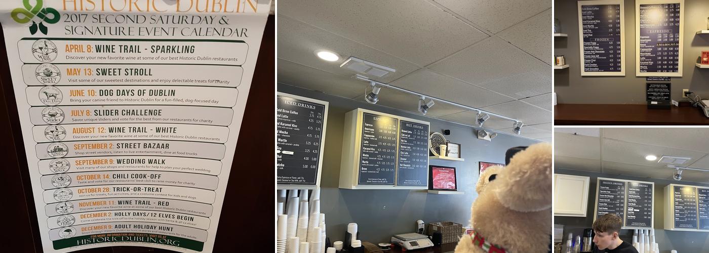 Winans Coffee & Chocolate Menu