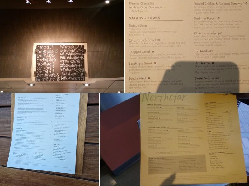 Northstar Cafe in Beechwold Menu