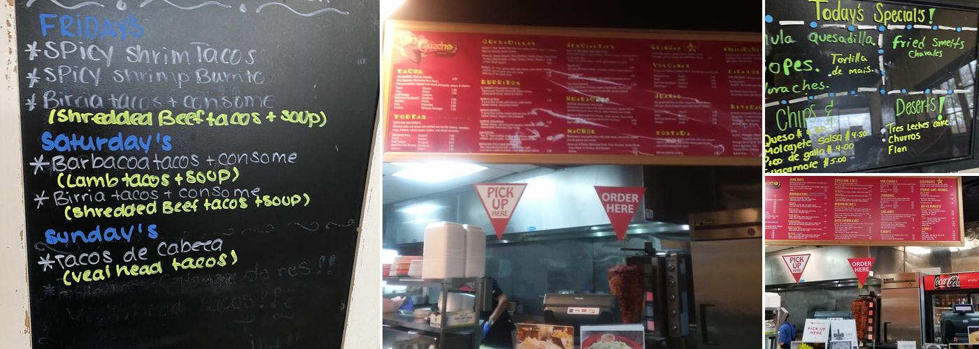 Los Guachos Menu