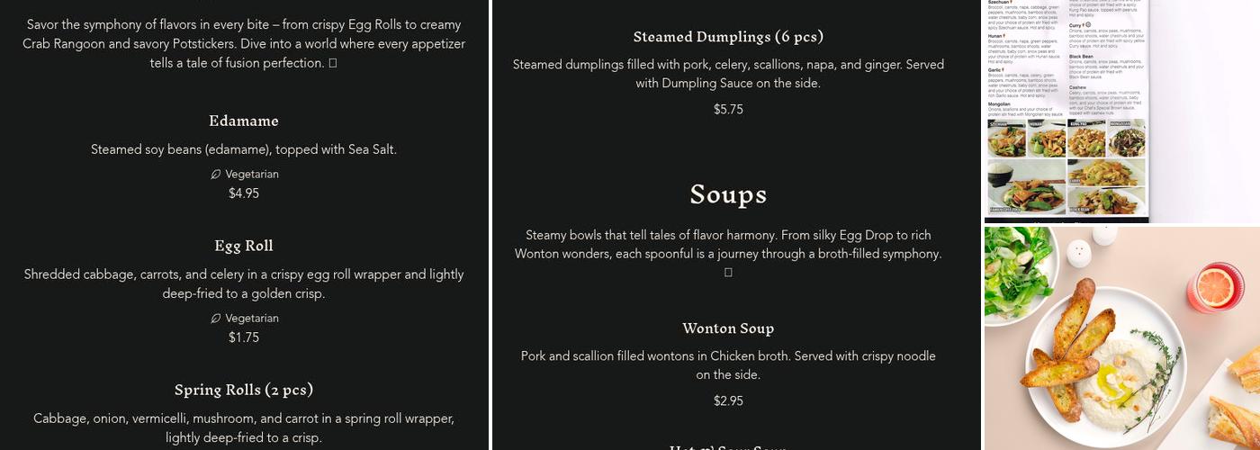 HC Way Menu
