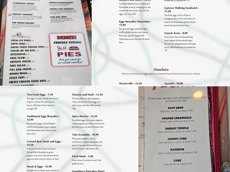 Westerville Grill Menu