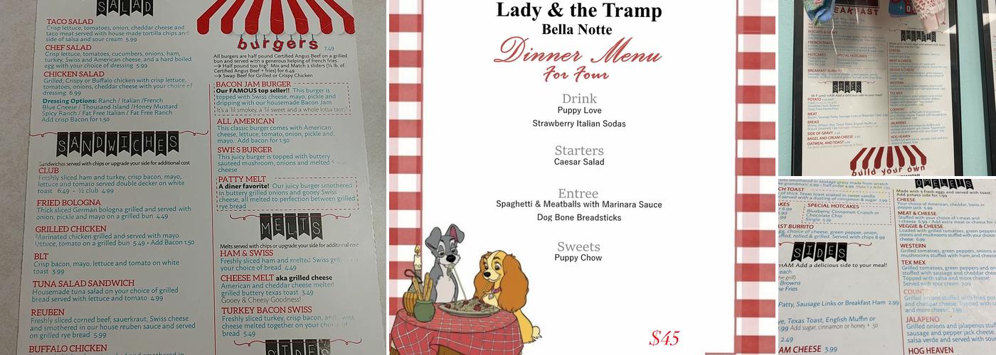 Dashing Diner Uptown Menu