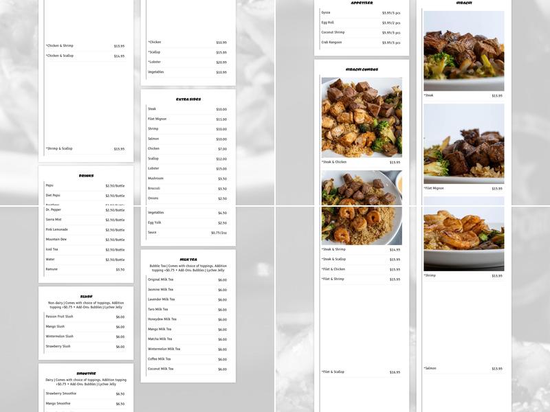 Daruma Japanese Steakhouse & Sushi Menu