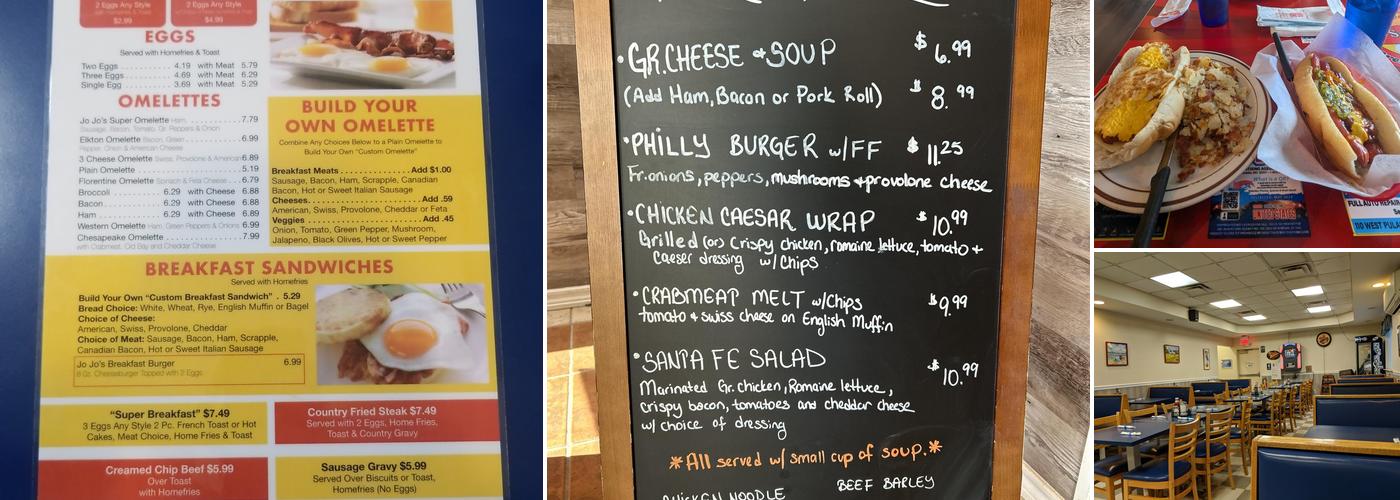 JOJO'S DINER Menu