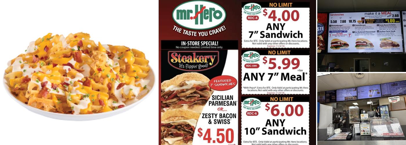 Mr. Hero Menu