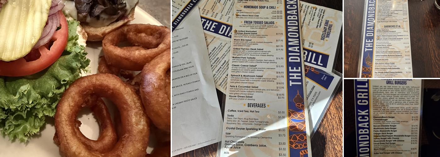 Diamondback Grill Menu
