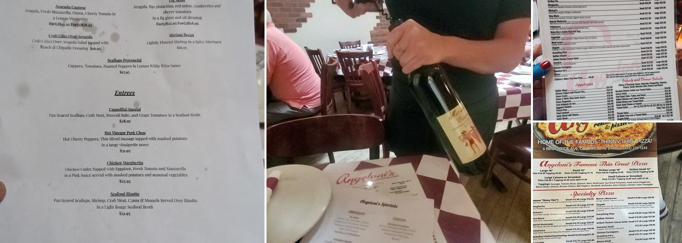 Angeloni's Restaurant and Pizzeria Menu
